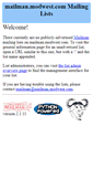 Mobile Screenshot of mailman.modwest.com