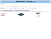 Tablet Screenshot of mailman.modwest.com